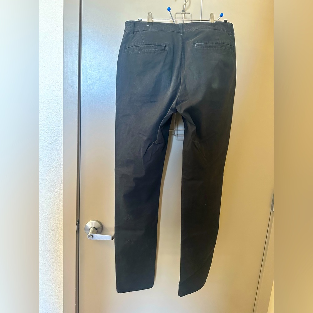 Straight Leg Button Closure Pants - Picture 3 of 6